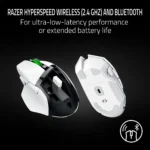 Razer Basilisk V3 X Hyperspeed RBG Optical Bluetooth Gaming Mice, White - Image 4