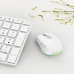 FMOUSE 2.4G+BT5.1 Dual-mode Wireless Mouse Computer Gaming Mice Ergonomic Design 4-gear Adjustable DPI Built-in Rechargeable Battery for Laptop - Image 3