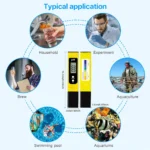 SUPTREE Digital PH Meter Tester for Water Pool- 0.01ph High Accuracy Pen PH Tester for Cosmetic, Lotion, Foods and Water - Image 5