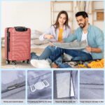 Sunbee 3 Piece Luggage Sets Hardshell Hardside TSA Lock Lightweight Durable Spinner Wheels Suitcase - Image 7
