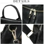 YOMYM PU Leather Backpack Purse For Women Convertible Ladies Fashion Casual Large School Shoulder Bags - Image 5