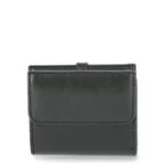 Time and Tru Women's Thea Double Sided Trifold Wallet, Black - Image 2