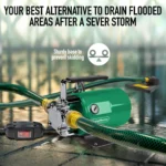 SumpMarine Water Transfer Pump with ON/OFF Switch and 6' Water Hose Kit, 115V 330 Gallon Per Hour - Portable Electric Utility Pump - Image 2