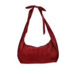 No Boundaries Women's Bow Hobo Bag, Wine