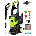 OHHANI Electric Pressure Washer, 2030 PSI Max, 2.4 GPM, 6ft Inlet Hose, 32ft Outlet Hose & Power Cord, 4 Nozzles & Foam Cannon for Car, Patio, Driveway