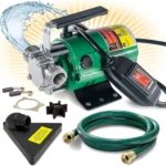 SumpMarine Water Transfer Pump with ON/OFF Switch and 6' Water Hose Kit, 115V 330 Gallon Per Hour - Portable Electric Utility Pump