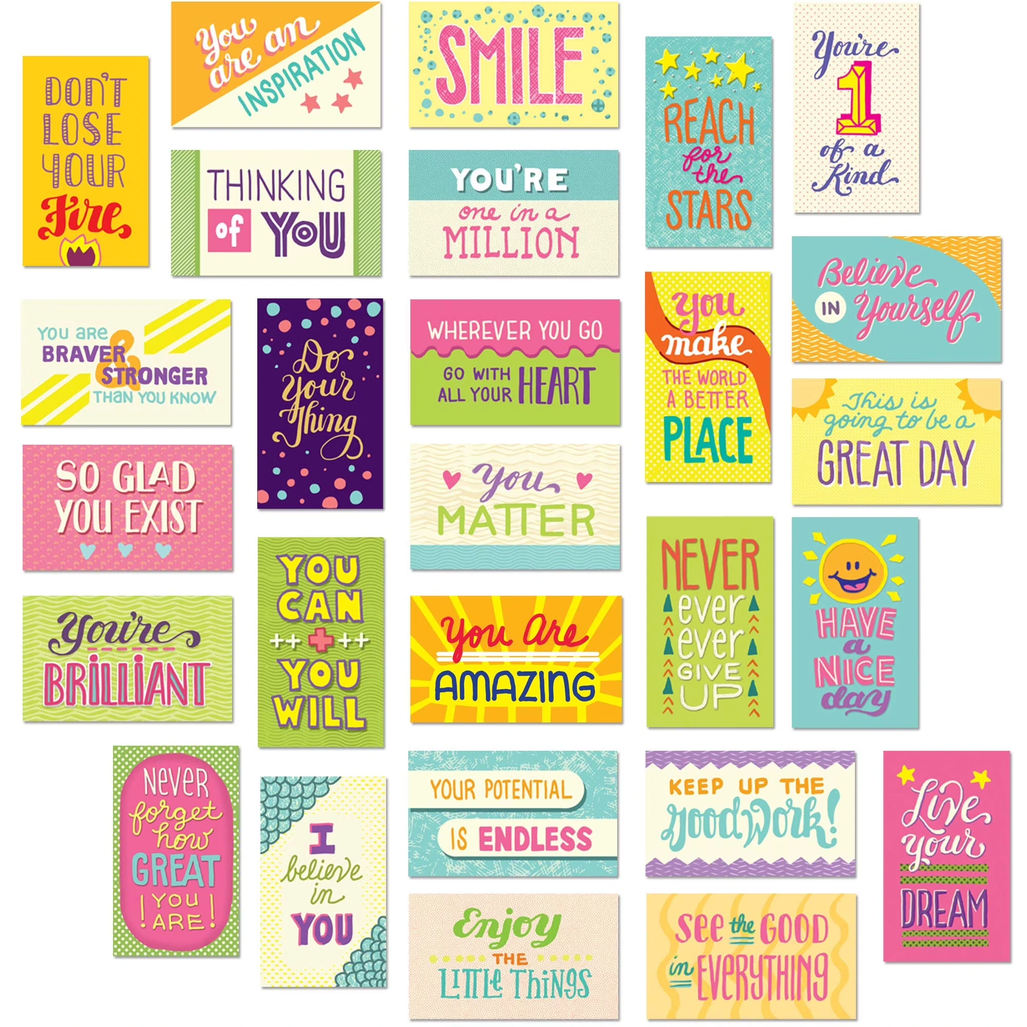 Youngever-300-Pack-Motivational-Quote-Cards-100-Unique-Inspirational-Designs-Cards-Business-Card-Sized-Encouragement-Cards-Gifts-Employees-Thinking-Y_38aa518b-6403-49d2-8b38-57d2a045089d.0f02f28fc4795 Youngever 300 Pack Motivational Quote Cards, 100 Unique Inspirational Designs Cards, Business Card Sized Encouragement Cards, Gifts for Employees, Thinking of You Gifts, Appreciation Cards - Image 1
