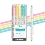 Zebra Pen Mildliner Double-Ended Creative Highlighter Set - Assorted Colors 5-Pack