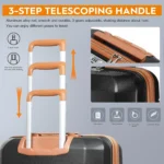 Joyway Carry-on Luggage 20" Lightweight Polypropylene Luggage, Hardshell Suitcase with Swivel Wheels - Image 6