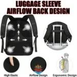 Yorepek Extra Large Travel Backpack, 17 in Laptop Backpacks with USB Port for Adults Men Women, TSA Friendly 30L - Image 3