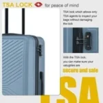 Travelhouse 3 Piece Hardshell Luggage Set Hardside Lightweight Suitcase with TSA Lock Spinner Wheels 20in24in28in.(Blue) - Image 7