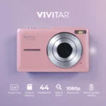 Vivitar Popsnap Compact Digital Camera, Pink, 16X Zoom, 1080p, Built-in Flash, Micro SD, Slim Lightweight Pocket Design - Image 4