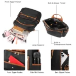 GOIACII Laptop Backpack for Women Waterproof Travel Work Backpack Anti-Theft Backpacks - Image 6