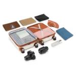 WEPLUS Hardside Carry On Luggage 3 Piece Luggage Sets TSA Lock Spinner Wheels 20" Suitcase with Cup Holder - Image 6