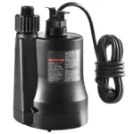 KFFKFF 1/3 HP Sump Pump, 2450 GPH Flow Rate & 30 ft Elevation Dirty Water Pump, Submersible Utility Pump with 10 ft Power Cord for Pool, Pond, and Basement - Image 5