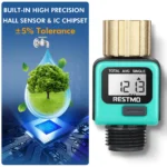 Restmo Water Flow Meter for RV Tank Filling, Outdoor Lawn Sprinkler and Garden Hose Nozzle Sprayer (Copy) - Image 5