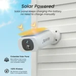 ANRAN Solar Security Cameras Wireless Outdoor, 2K WiFi Surveillance Camera for Home Security with Floodlight, Embedded Solar Panel, Color Night Vision, 2-Way Talk, Waterproof, Work with Alexa - Image 4