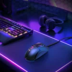 memzuoix Wireless Rechargeable RGB Mouse, 2.4G with USB Receiver, 5-Button, 1200 DPI, Ambidextrous Design for PC, Laptop, Desktop, Chromebook, Mac –Blue - Image 5