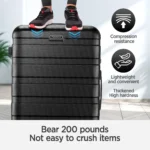 11Pcs Hardshell Luggage Set, Lightweight Suitcases w/ Spinner Wheels, Carry on Luggage, Black - Image 9