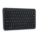 onn Mini Compact Wireless Office Keyboard USB Receiver, 78 Keys, Grey