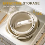 Astercook 22-Pc Ceramic Nonstick Cookware Set (Detachable Handles) - Image 3