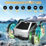 UUGEE 2.4GHz 4WD Amphibious Remote Control Car & Boat – 360° Stunt RC Truck with LED Lights, All-Terrain RC Vehicle for Boys & Girls Ages 8+, Birthday & Christmas Gift - Image 8