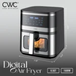 Cook with Color 8.5-Quart Digital Air Fryer – Black - Image 5