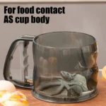 Semi-Automatic Handheld Flour Sifter – Plastic Baking Powder Sieve - Image 4