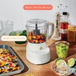 Beautiful 3-Cup Food Chopper by Drew Barrymore – Black Sesame, Compact & Powerful with Chop & Pure Settings - Image 2