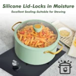 SENSARTE 18-Pc Nonstick Cookware Set – Green - Image 5