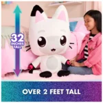 Gabby’s Dollhouse: The Movie – 32″ Jumbo Pandy Paws Plush Toy – Soft & Cuddly for All Ages - Image 5