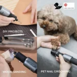 HOTO 35-in-1 Cordless Mini Rotary Tool Kit – Compact Black Rotary Tool for Sanding, Polishing, Drilling, Engraving, and DIY Crafts - Image 6