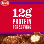 Tyson Any’tizers Sweet BBQ Boneless Chicken Bites – 24 oz, Frozen & Fully Cooked - Image 2