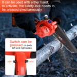 UNTIMATY 6" Mini Cordless Chainsaw – Handheld Wood Cutter with 2 Batteries & 2 Chains for Tree Trimming and DIY Projects - Image 8