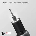 HOTO 35-in-1 Cordless Mini Rotary Tool Kit – Compact Black Rotary Tool for Sanding, Polishing, Drilling, Engraving, and DIY Crafts - Image 3