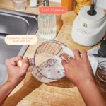 Beautiful 3-Cup Food Chopper by Drew Barrymore – Black Sesame, Compact & Powerful with Chop & Pure Settings - Image 6