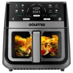 Gourmia 8 Qt Digital Window Air Fryer – 8 One-Touch Cooking Functions | Extra-Large Capacity | Gray - Image 2
