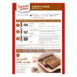 Duncan Hines Chewy Fudge Brownie Mix – 18.3 oz - Image 6