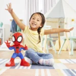 Marvel Spidey and His Amazing Friends Dance ’N Crawl Spidey – Interactive 12" Plush Toy with Dance & Crawl Modes, Sounds & Music for Kids Ages 3+ - Image 2