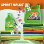 Gain Liquid Laundry Detergent with Odor Fighters – Moonlight Breeze Scent, 154 fl oz | 107 Loads of Freshness - Image 3