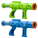 Adventure Force Pop & Block Foam Ball Blaster Set – 2 Pump-Action Blasters with 48 Balls, Ages 6+ - Image 3