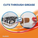 Lysol Kitchen Pro Antibacterial Cleaner Spray – Citrus Scent, 22 oz | Kills 99.9% of Bacteria | Grease & Grime Remover for Kitchens, Counters & Appliances - Image 4