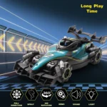 4DRC RC Racing Car, 1:12 4WD Toy Cars Buggy 2.4Ghz High Speed Remote Control Car Drift Car, Sideways Driving, with Watch Control.for Boys & Gift for Kids Blue - Image 6