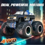 LOHEER 1:16 Remote Control Cars , Waterproof 4WD RC Monster Truck Toys Gifts for Kids Adults - Image 6