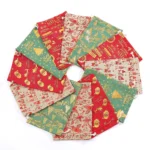 Namzi 10pcs Christmas Drawstring Gift Bags,Christmas Bags with Drawstring, Drawstring Christmas Gift Bags Drawstring, Gift Wrap Bags，Style B - Image 4