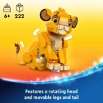 LEGO Disney Simba – The Lion King Buildable Toy Set 43243 – Fun Birthday Gift for Kids Ages 6+ - Image 5