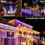AVOXEZOR 600 LED Christmas String Lights – 207 Ft Multicolor Outdoor Lights with Remote & 8 Modes - Image 2