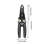 Multipurpose Electrical Wire Stripping Tool – Heavy-Duty Crimper & Insulated Wire Cutter Pliers for Electrical Repair and DIY Projects - Image 5