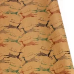 Christmas Wrapping Paper 9-Pack – Holiday Kraft Paper Sheets with Snow, Christmas Tree, Snowman, Lantern & Elk Designs (30” x 20”) - Image 8