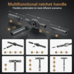 CHICCLO 24-in-1 Magnetic Ratcheting Precision Screwdriver Kit - Image 6